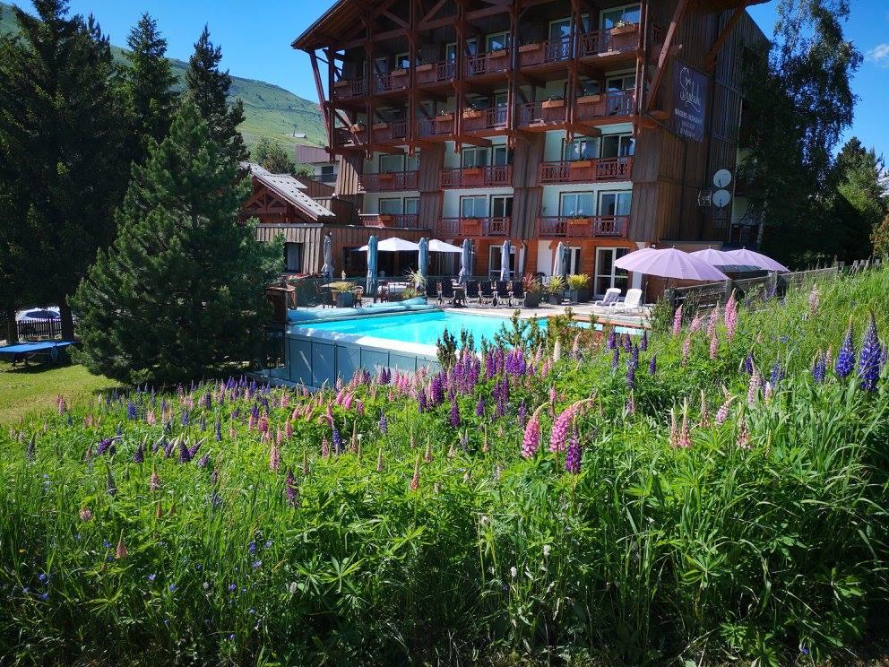 Hotel Le Souleil'Or Les Deux Alpes Exterior foto
